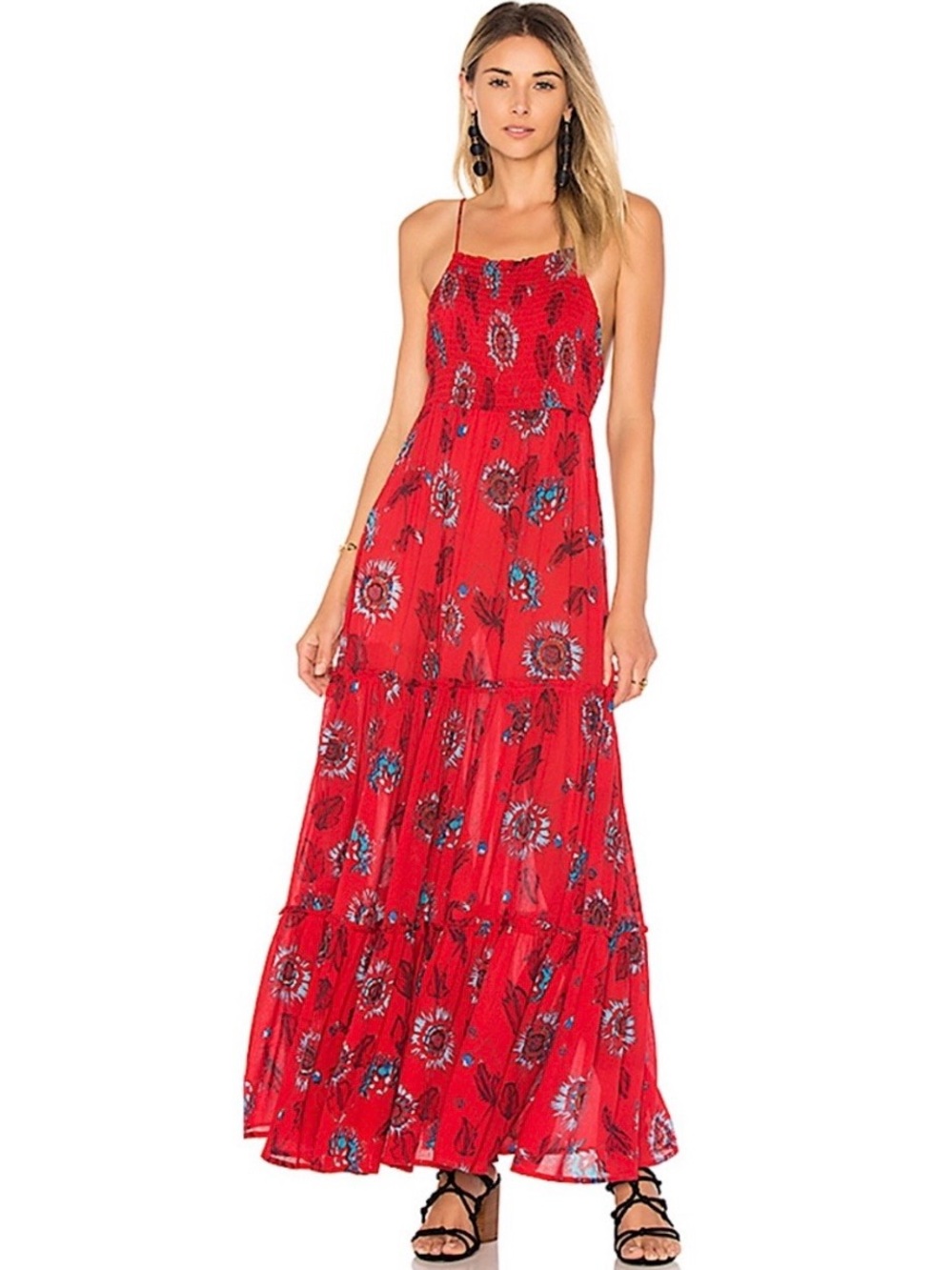Free people Garden floral maxi dress